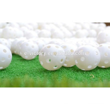 New plastic practice golf balls Light Airflow Hollow Plastic Golf Practice Training Balls alibaba express